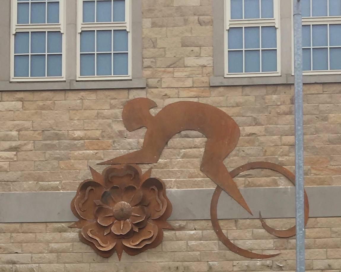 The Cyclist - Penistone Roundabout Sculpture image 3